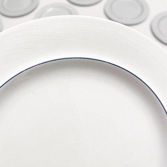 12 x Royal Copenhagen Blåkant Blue Line – Salad plates Salattallerken No 3068 - Picture 12 of 12